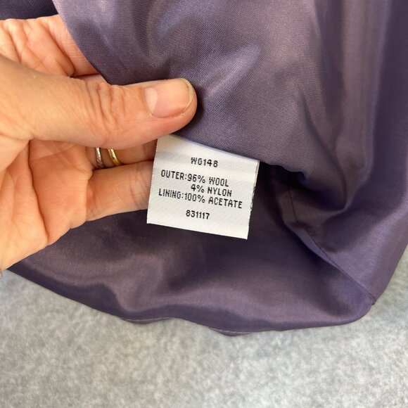 Boden Size 12 UK/8 US Regular Purple Floral Patterned Wool Blend Skirt Pencil - Picture 11 of 14